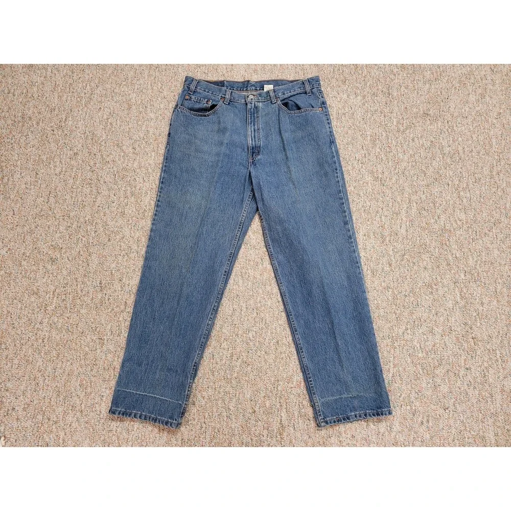 Levi's 550 Relaxed Fit Jeans Mens 38x30 Blue Vintage Denim Tapered Leg Canada